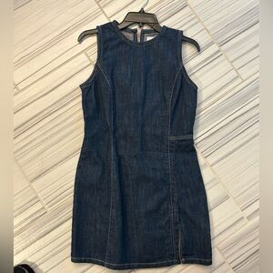 NWT Zara Women's Dark Blue Denim Overalls